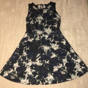 Mossimo Water Color Dress with Lace Detail